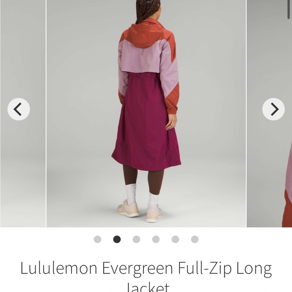 Lululemon Athletica Women's Red and Purple Ski Jacket - Picture 2 of 9